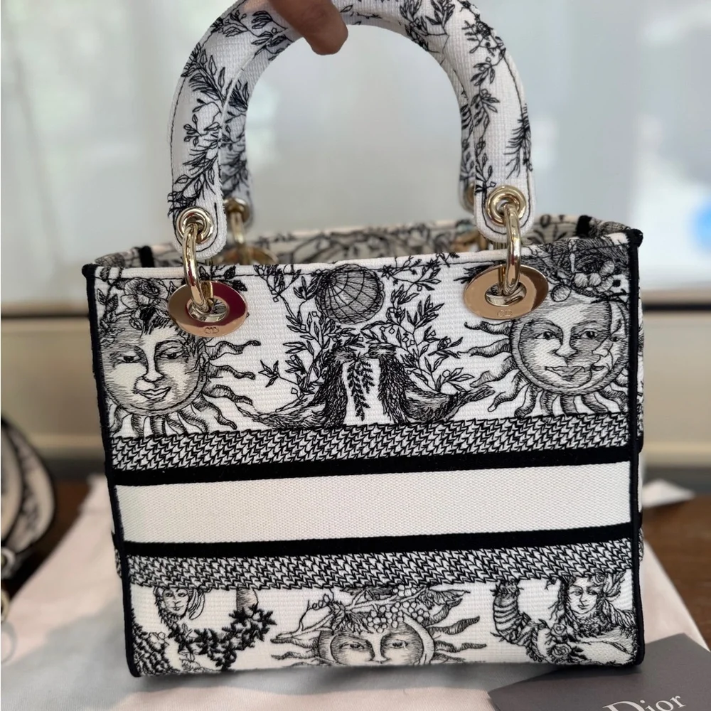 Dior medium d-lite lady Dior - Picture 4 of 5